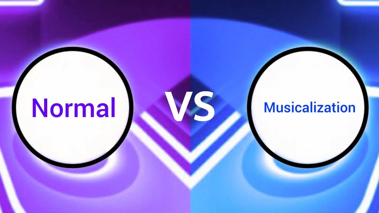 Tiles Hop | Normal vs Musicalization | BeeBB x M Navie - Harla