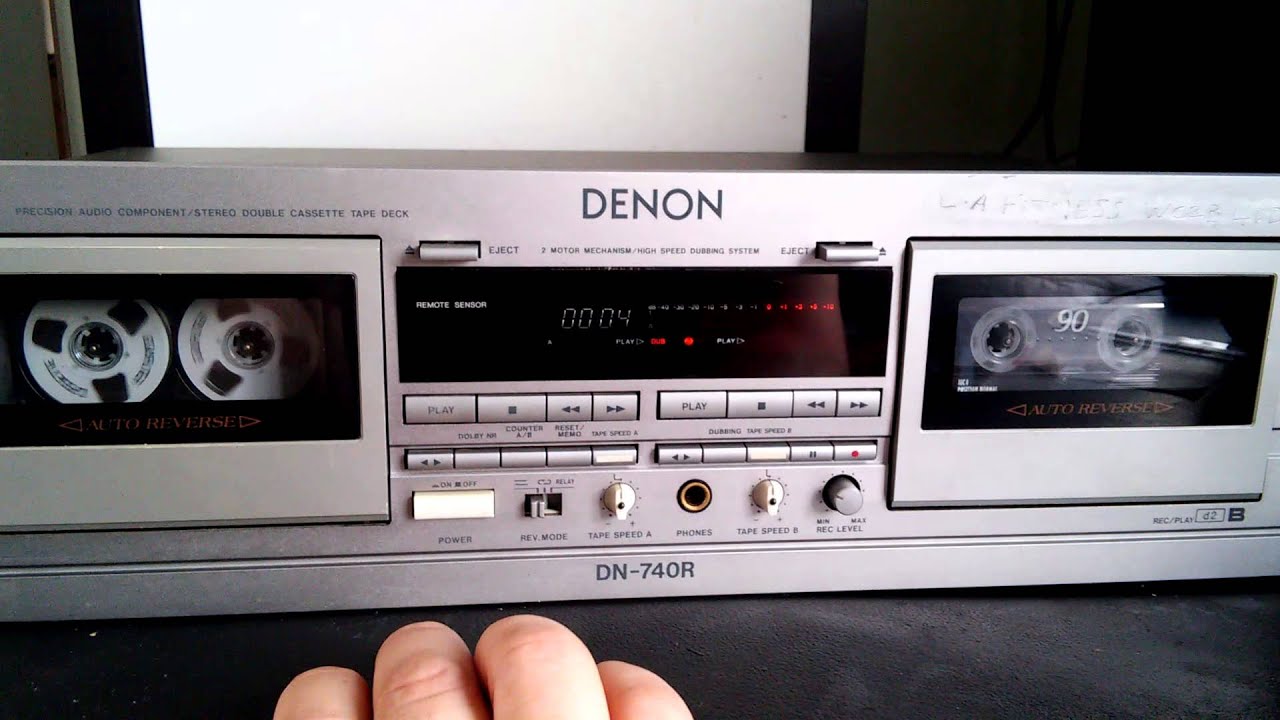 DENON DN-740R Record and Playback test
