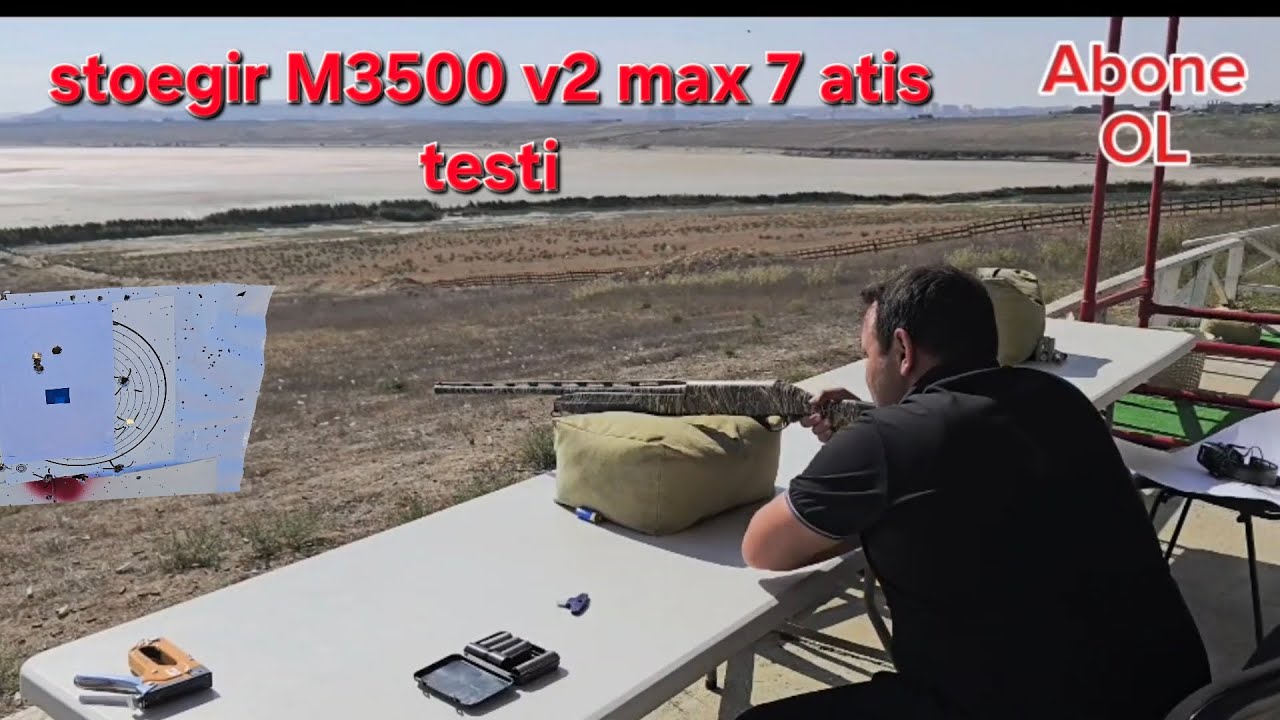 Stoegir m3500 v2 max 7 qurupman atiş testi #stoegr #air #hunting #fish 