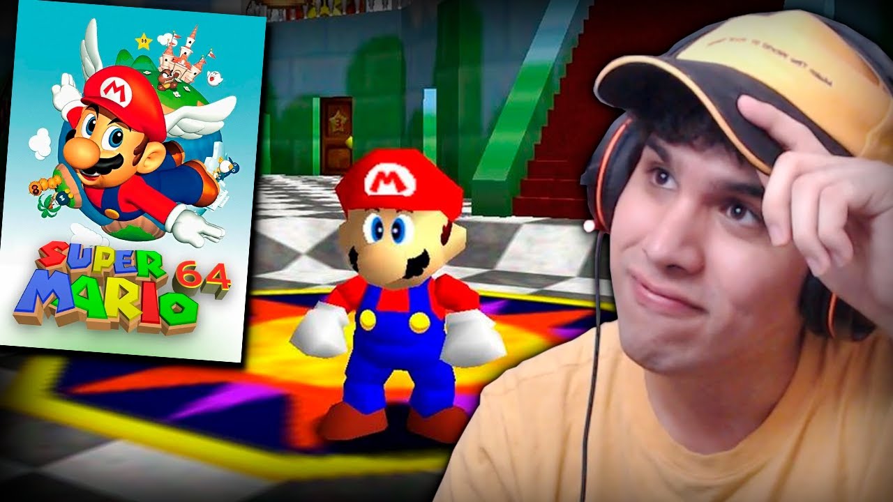 PRIMERA VEZ en el LEGENDARIO... SUPER MARIO 64 :O