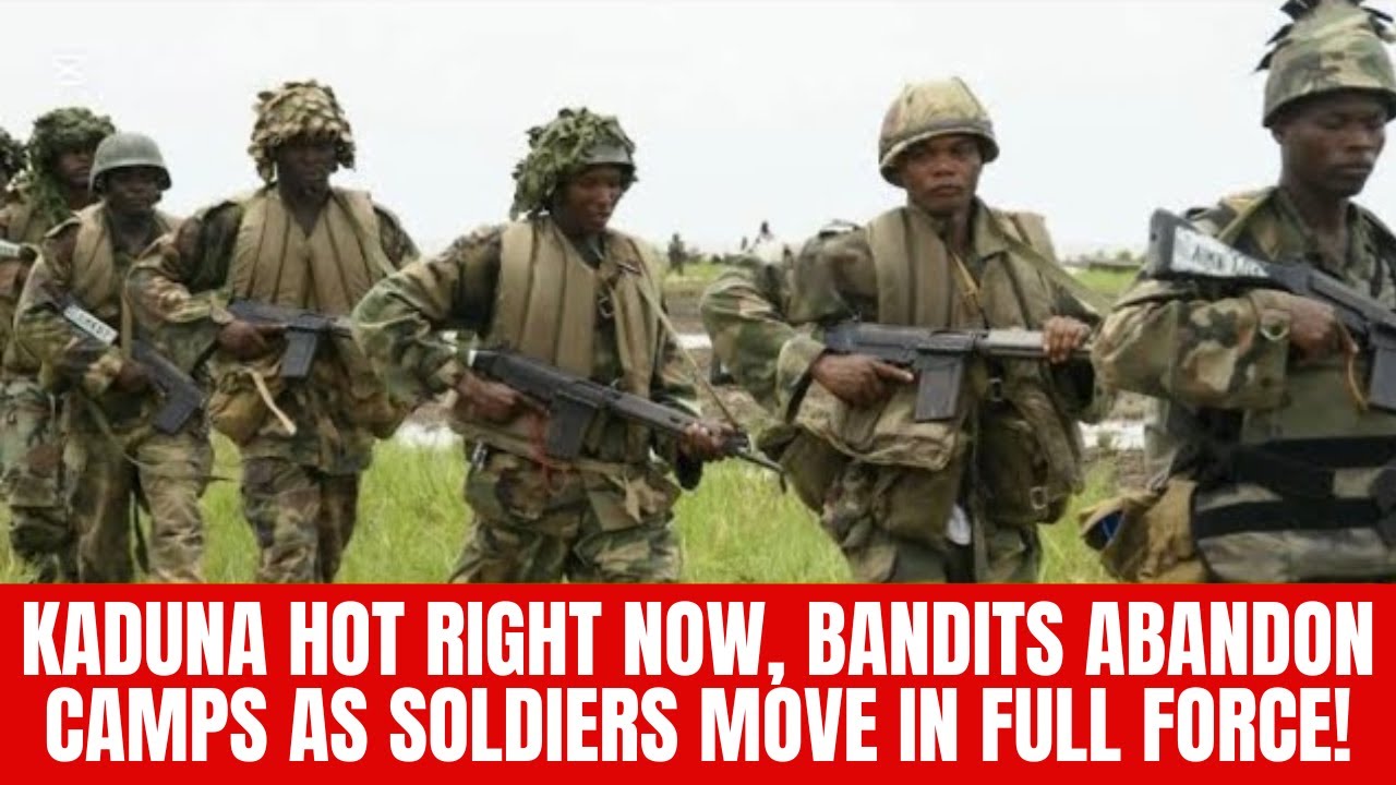 KADUNA SCATTER‼️ You Won&rsquo;t Believe How Bandits Took Off When Soldiers Stormed Their Camp!