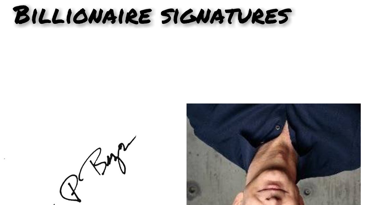 Top 5 billionaire signatures