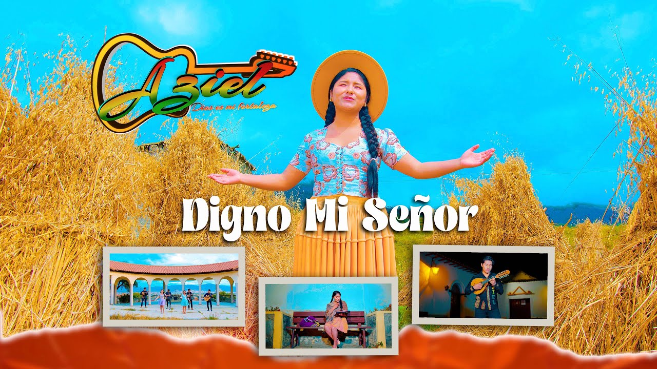 AZIEL - DIGNO MI SEÑOR (VIDEO PRIMICIA 2025) SALAY CRISTIANO