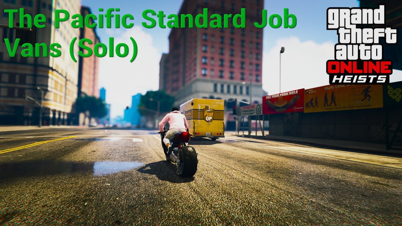GTA Online - The Pacific Standard Job: Vans (Solo Navigator Route)