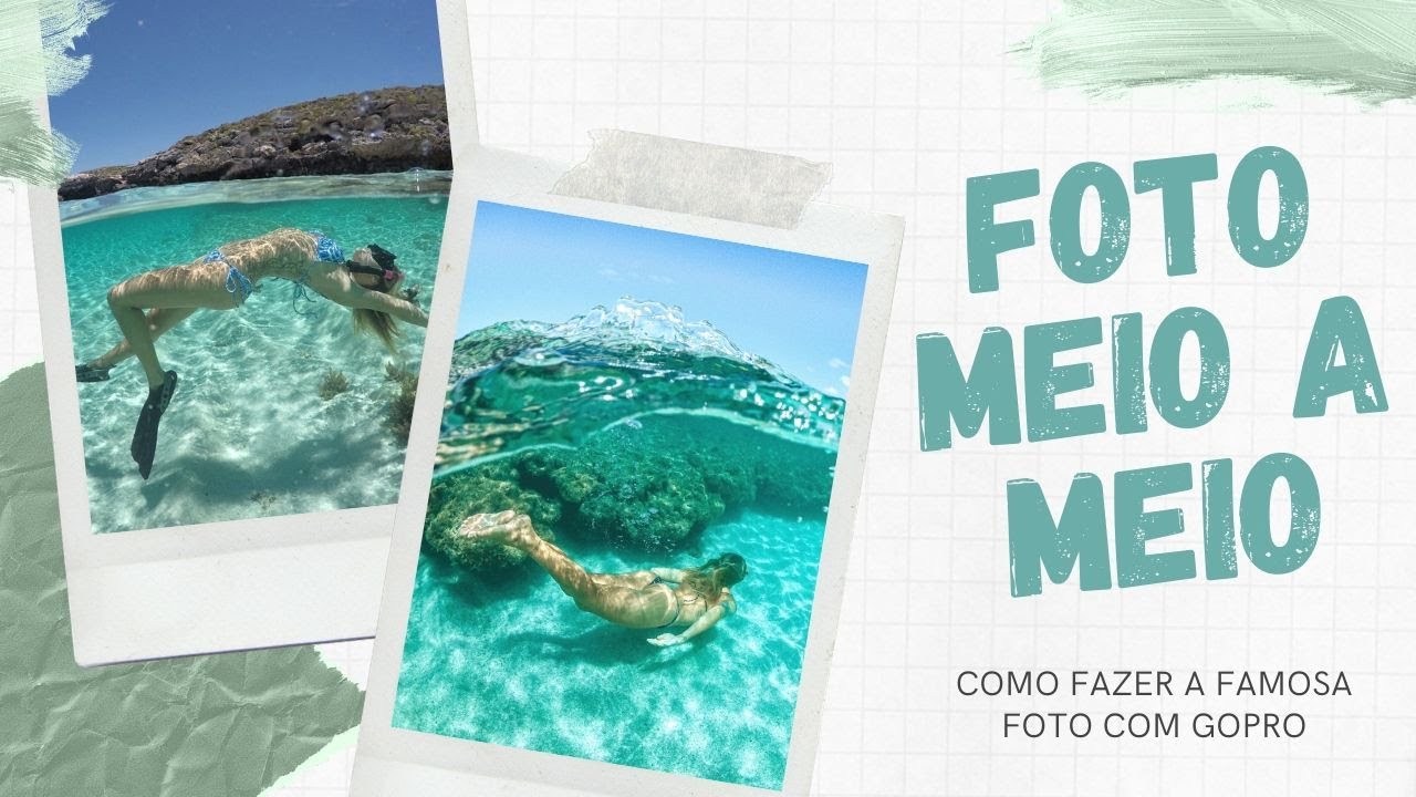 COMO FAZER FOTOS DE GOPRO EM BAIXO DÁGUA USANDO DOME - #GOPRO