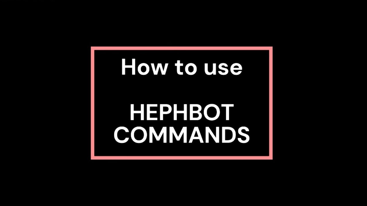 HephBot Discord - How to use Hephbot commands in Discord?