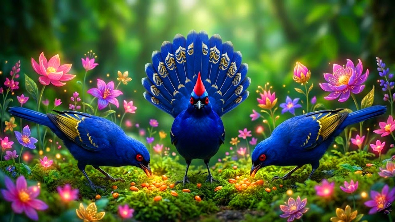 Relaxing Forest Sounds 🌲 Birds Chirping for Deep Sleep, Study, Meditation & Stress Relief