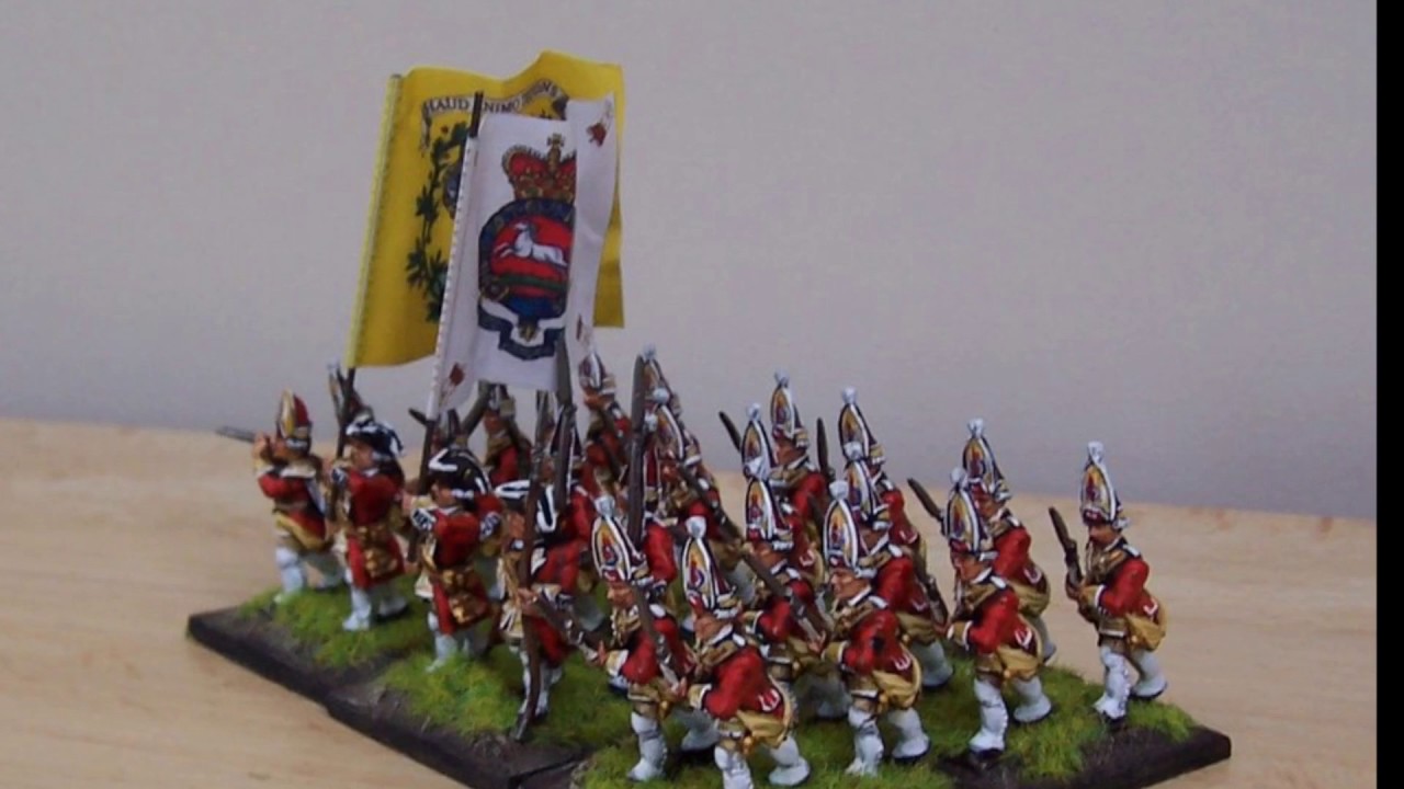 28mm front Rank British and Hanoverian syw commission