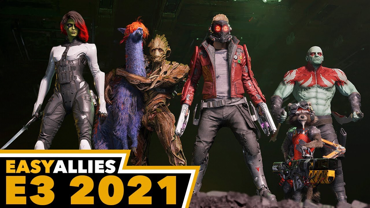 Guardians of the Galaxy E3 Reveal - Easy Allies Reactions