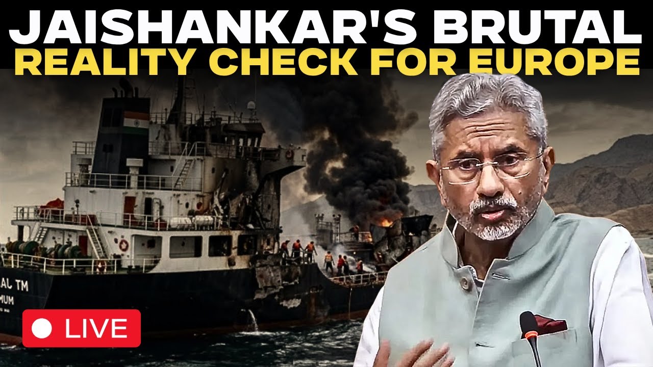 Jaishankar Speech LIVE: 'US Asked Us To Buy Russian Oil' Jaishankar Blasts Western Double Standards