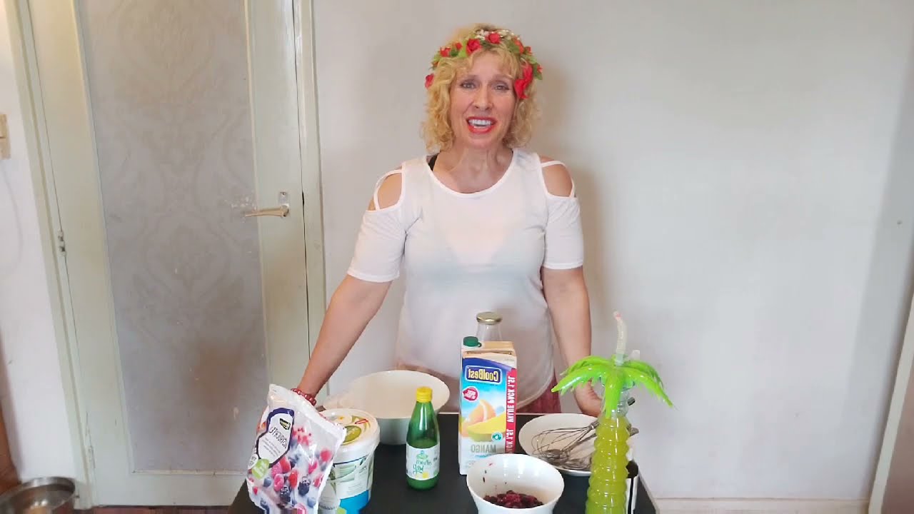 Healthy ice cream snack /Gezond ijs snoepen.MIRABELLA-LIFESTYLE