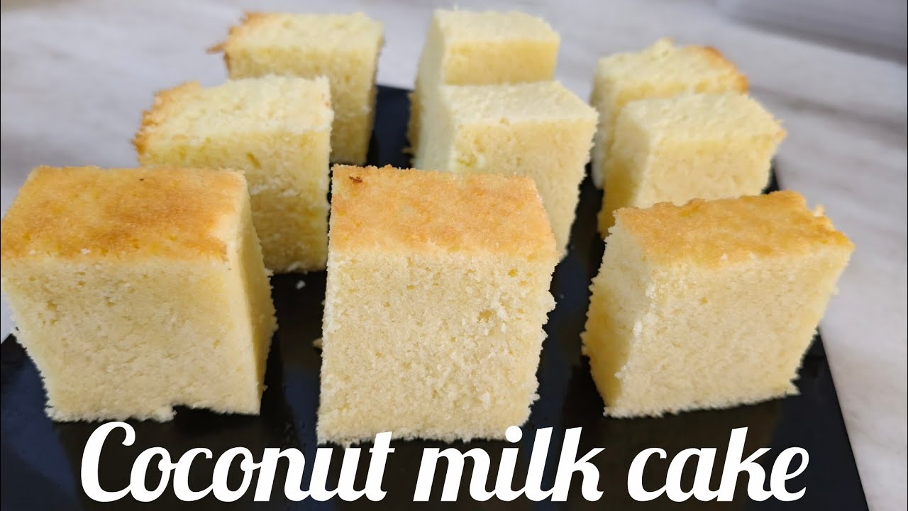 Coconut milk cake 