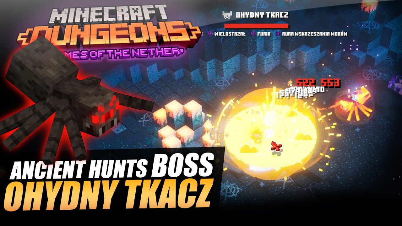 OHYDNY TKACZ Z ANCIENT HUNTS | Nether DLC - Minecraft Dungeons (PL)
