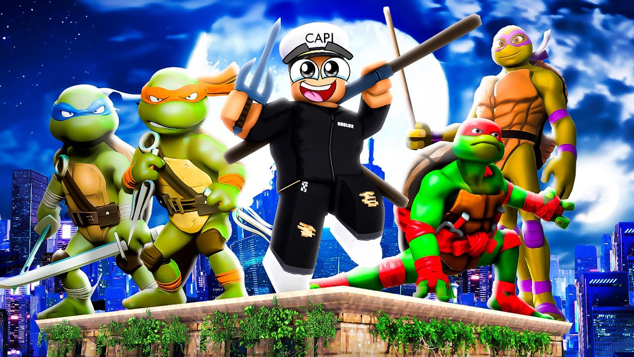 Becoming a TEENAGE MUTANT NINJA TURTLE in ROBLOX