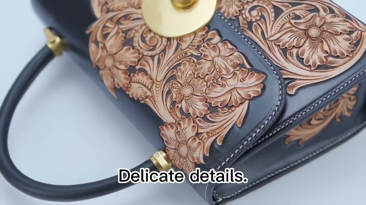 luxury real cowhide leather handbags