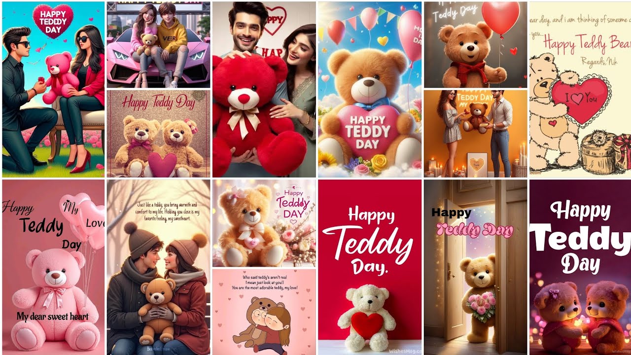 🤎🧸 100+Happy Teddy Day wishes pictures|😍💞Cute teddy love pic's|💓😘 Romantic teddy image's 💝🧿|