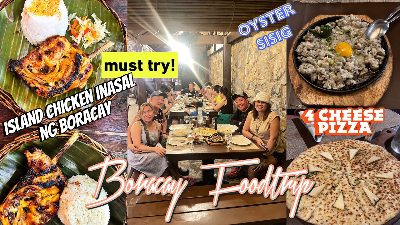 [BORACAY VLOG 2024] BEST CHICKEN INASAL IN BORACAY•OYSTER SISIG•4 CHEESE PIZZA | ryanliannvlogs
