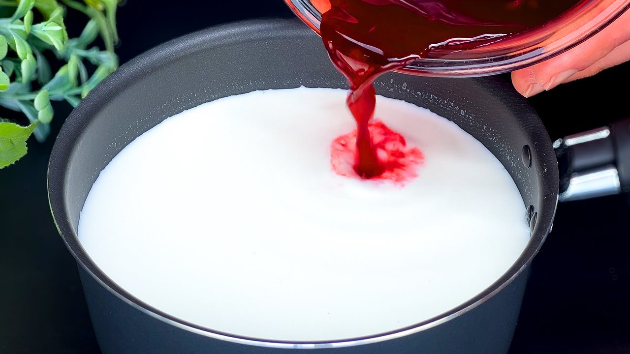 Добавьте свеклу в молоко и посмотрите что произойдет. Вкуснятина которую вы не пробовали.