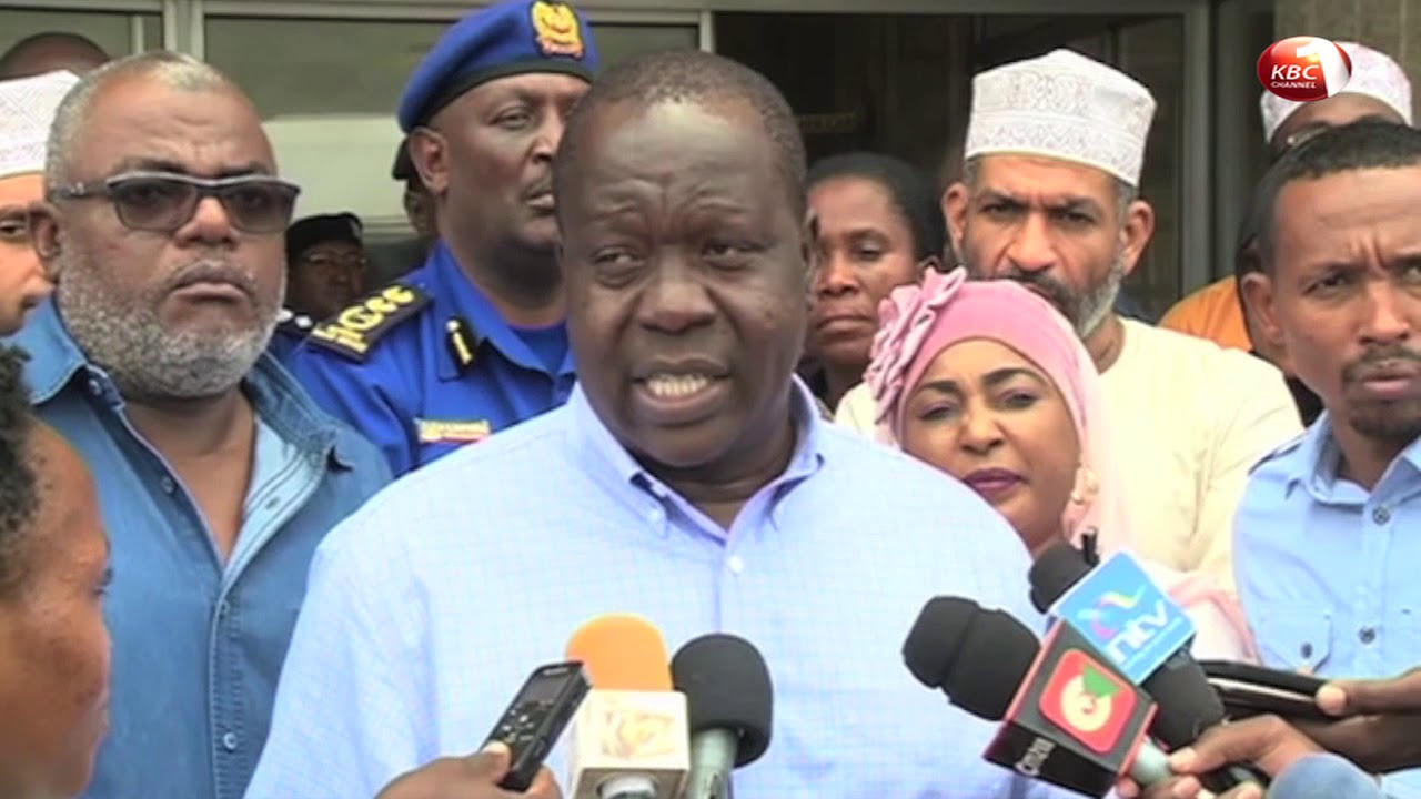 CS Matiang&rsquo;i draws link between Mombasa attacks and movement of drugs