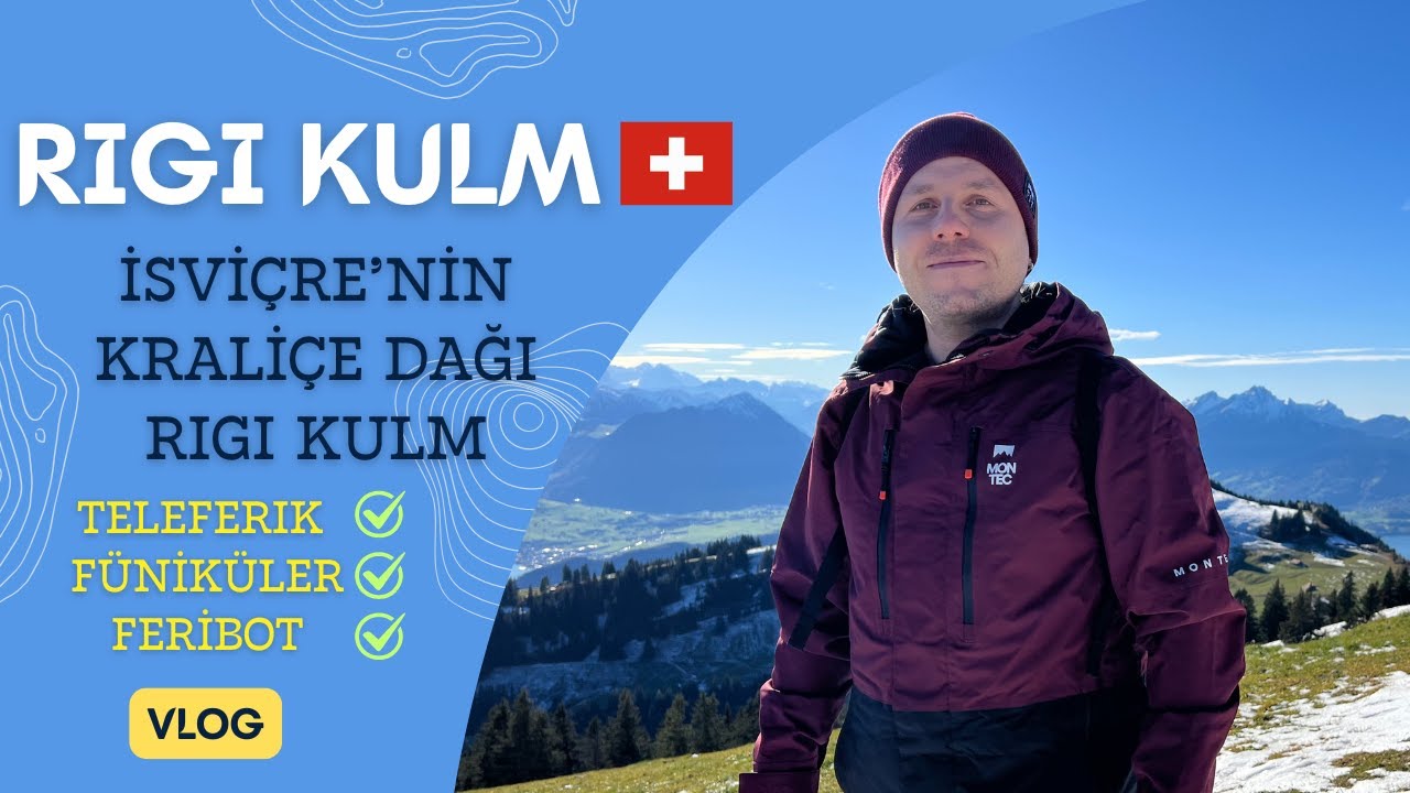 İsviçre'nin Kraliçe Dağı: RİGİ KULM 2023 | Füniküler, Teleferik, Feribot | #VLOG