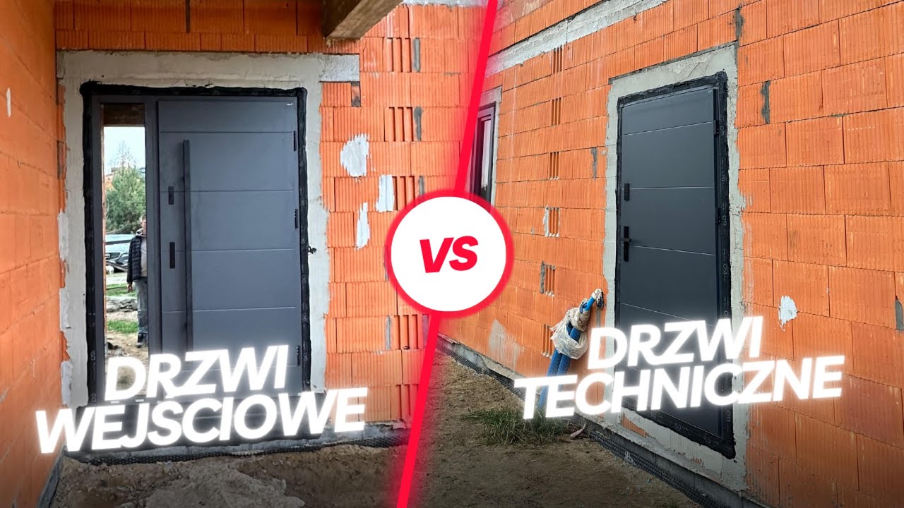 Drzwi wejściowe vs. drzwi techniczne - co wybraliśmy i dlaczego?