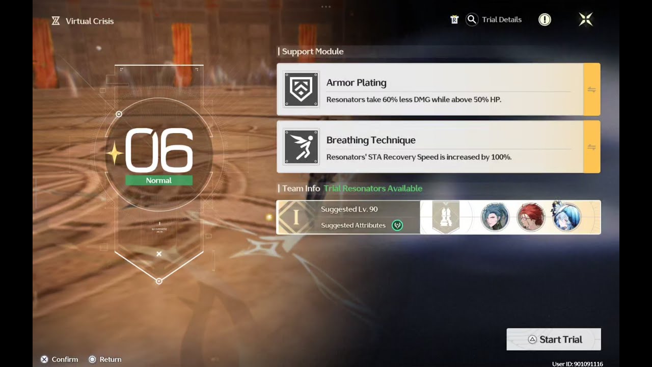 [Wuthering Waves Event] Virtual Crisis: Frontier Trials - Crisis Trial VI - Mimic Siege