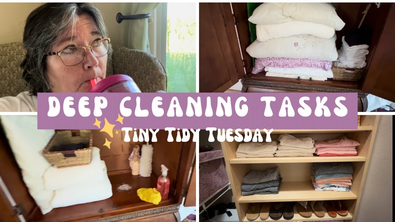 🏡 Deep Cleaning & Decluttering for Women Over 55 | Tiny Tidy Tuesday Ep 31