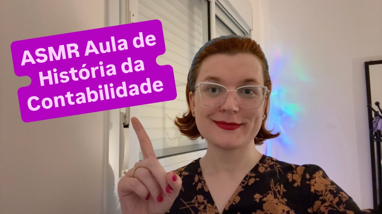 ASMR Roleplay | Aula de História da Contabilidade | Voz suave e sussurros 🤍