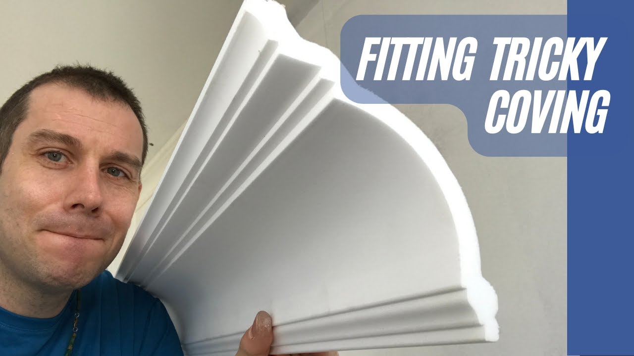 Fitting Victorian Coving. Bespoke cutting jig is the key for Perfect joints