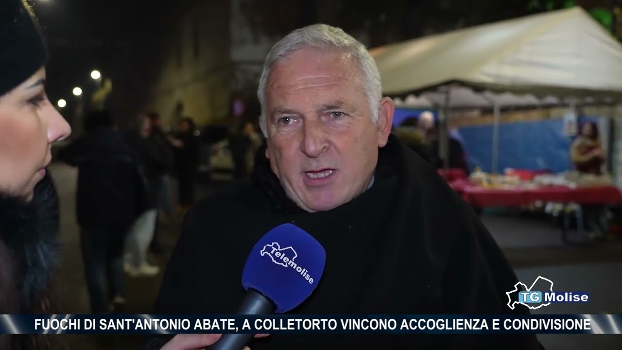 Fuochi di Sant'Antonio Abate, a Colletorto vincono accoglienza e condivisione