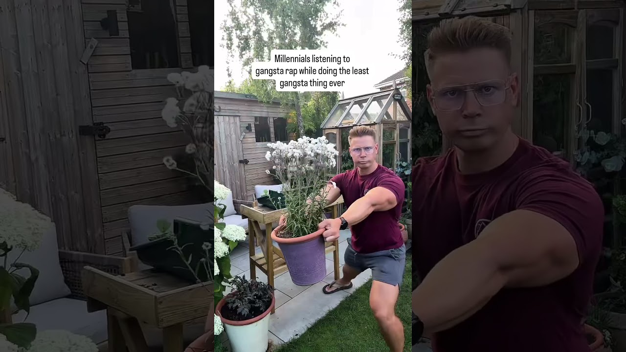 Gangster gardening #gardeing #plants