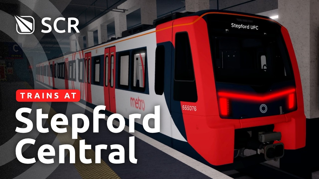 Trains at Stepford Central! - Roblox SCR V2.2