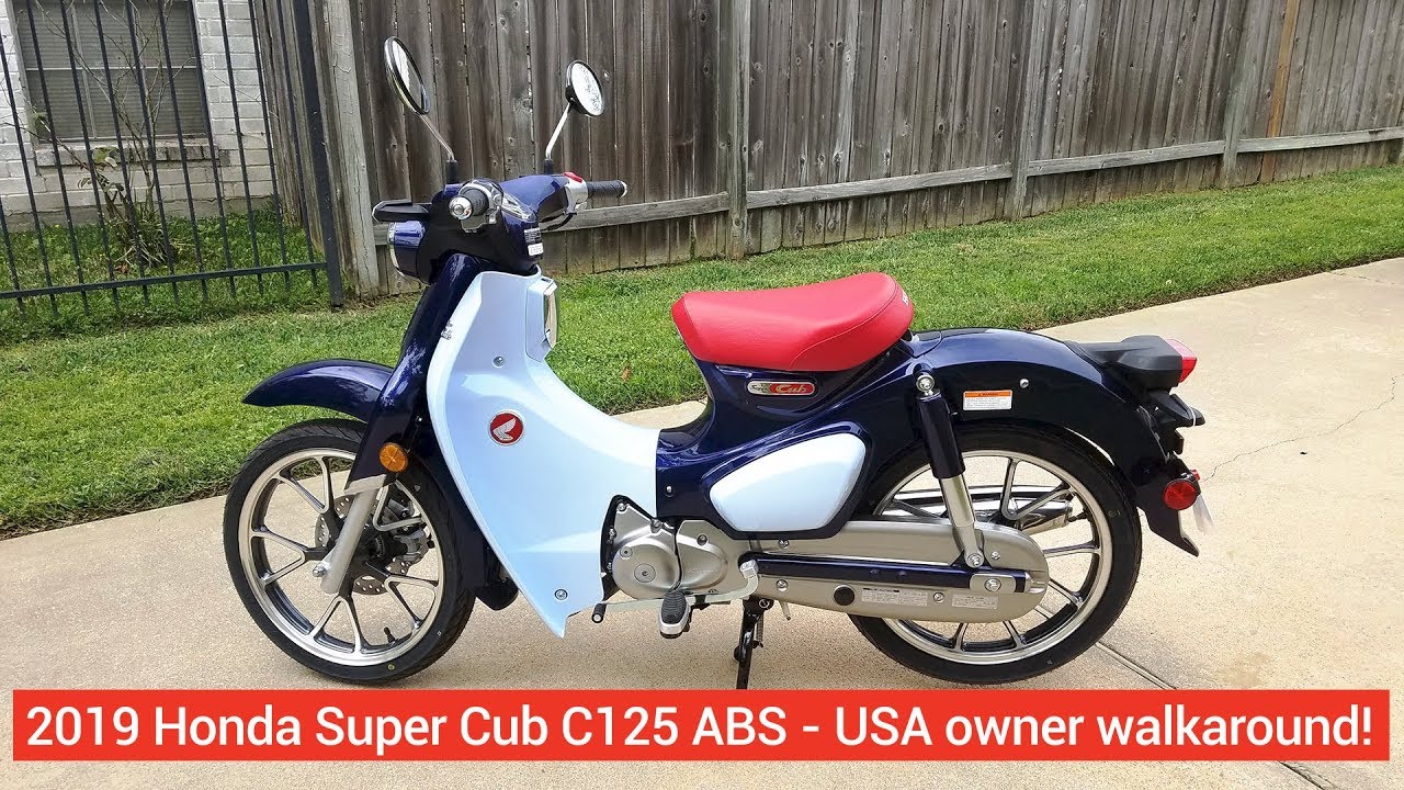 SUPERCUB: Honda Super Cub C125 ABS 2019 года — модель для США