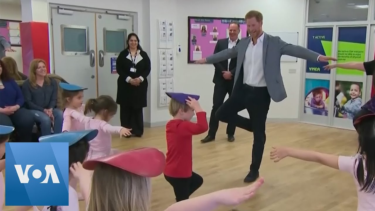 Prince Harry Observes Ballet Class at London YMCA