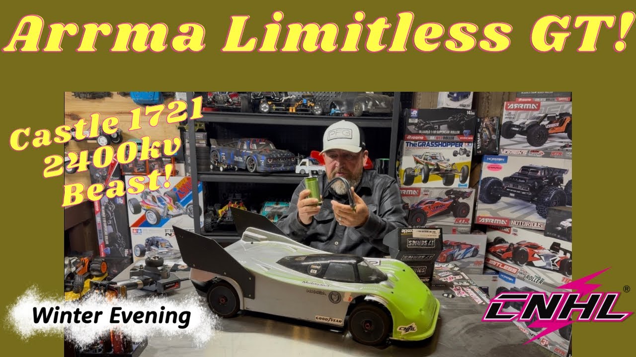 Arrma Limitless GT! Замена двигателя в Castle 1721 2400kv Beast! Уменьшение передаточного числа!