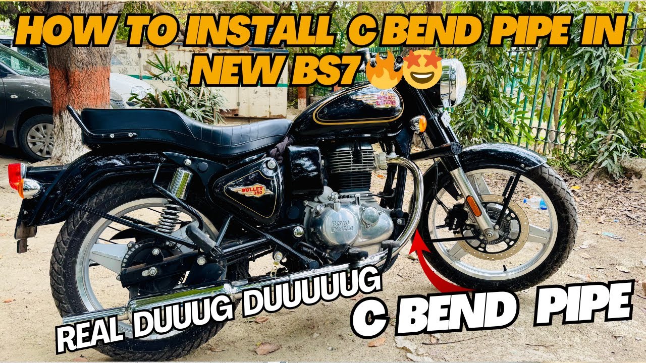 HOW TO INSTALL C BAND PIPE IN NEW STANDARD BS7 🔥🤩 || C BEND PIPE IN BATTALION BLACK BULLET ||
