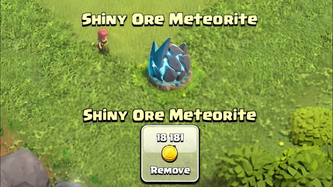 SHINY ORE METEORITE CLASH OF CLANS ✅ COC SHINY ORE METEORITE ✅ NEW SHINY ORE METEORITE COC
