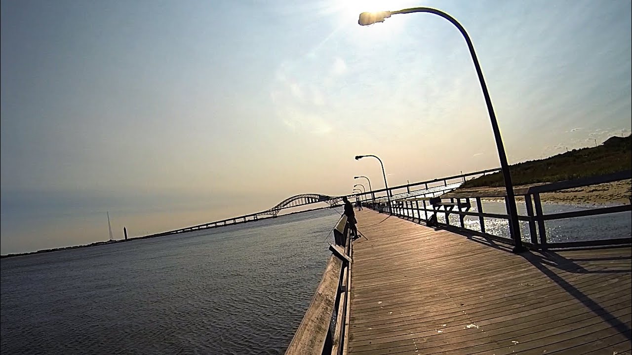 PIER FLY FISHING the ROBERT MOSES & CAPTREE STATE PARK FISHING PIERS
