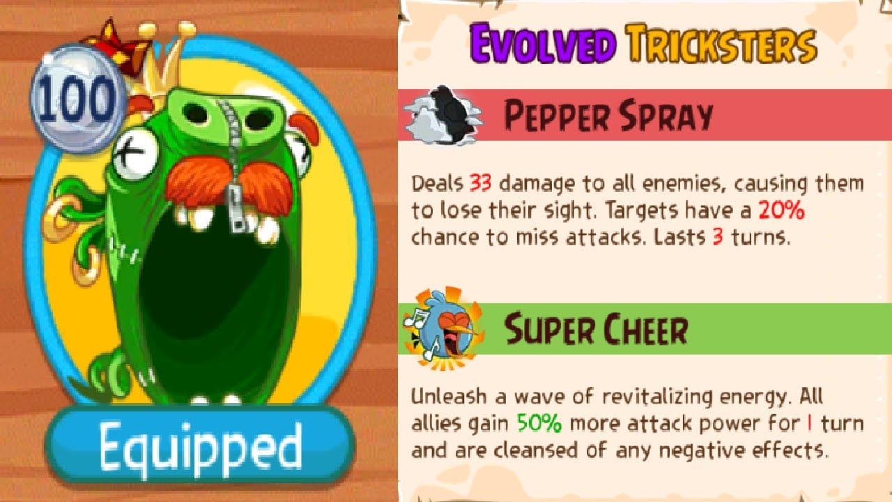 Angry Birds Epic: Subzero | The NEW Evolved Tricksters Class