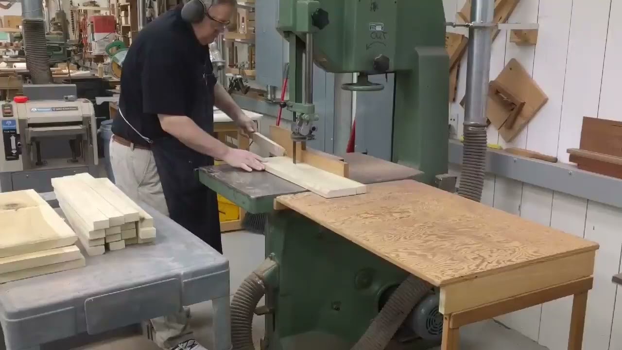 Hammered Dulcimer Stands - Rough Cutting Blanks With The Centauro Band Saw