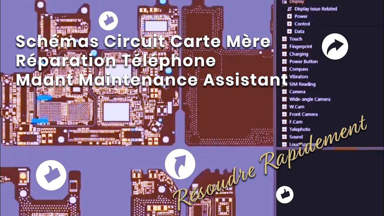 Schémas Circuit Carte Mère - Réparation Téléphone (1 Mois) | Maant Maintenance Assistant