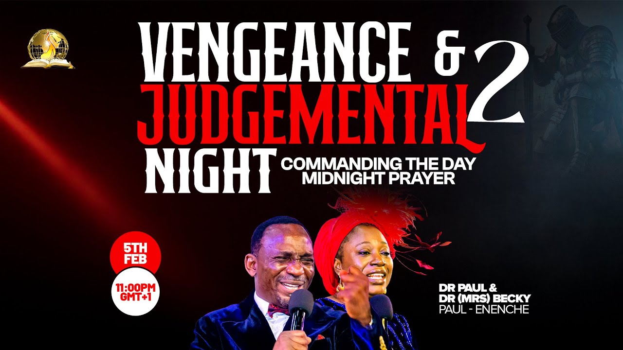 COMMANDING THE DAY MIDNIGHT PRAYER REBROADCAST || VENGEANCE AND JUDGMENTAL NIGHT || 06-02-2026