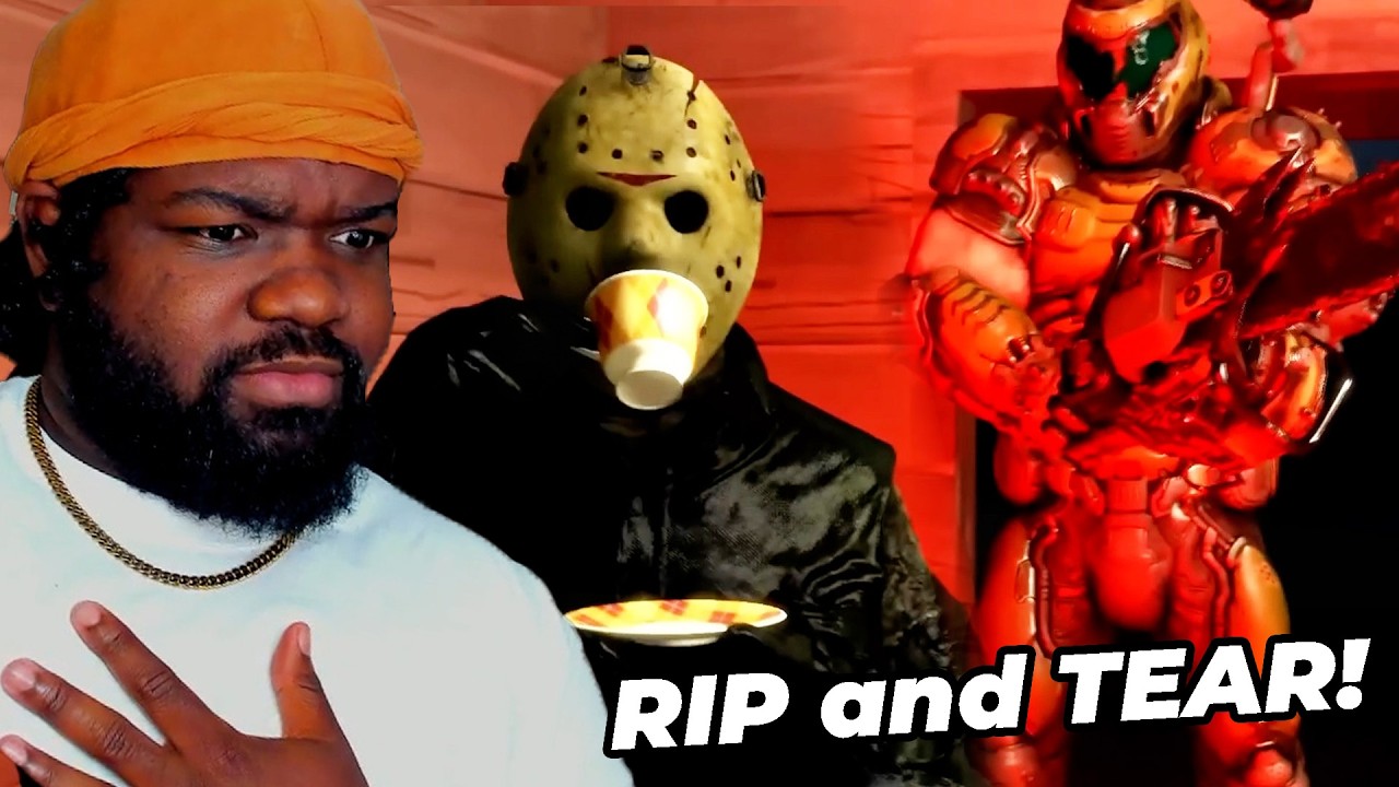 He made Them Feel FEAR! Doom Slayer in Horror Movies REACTION