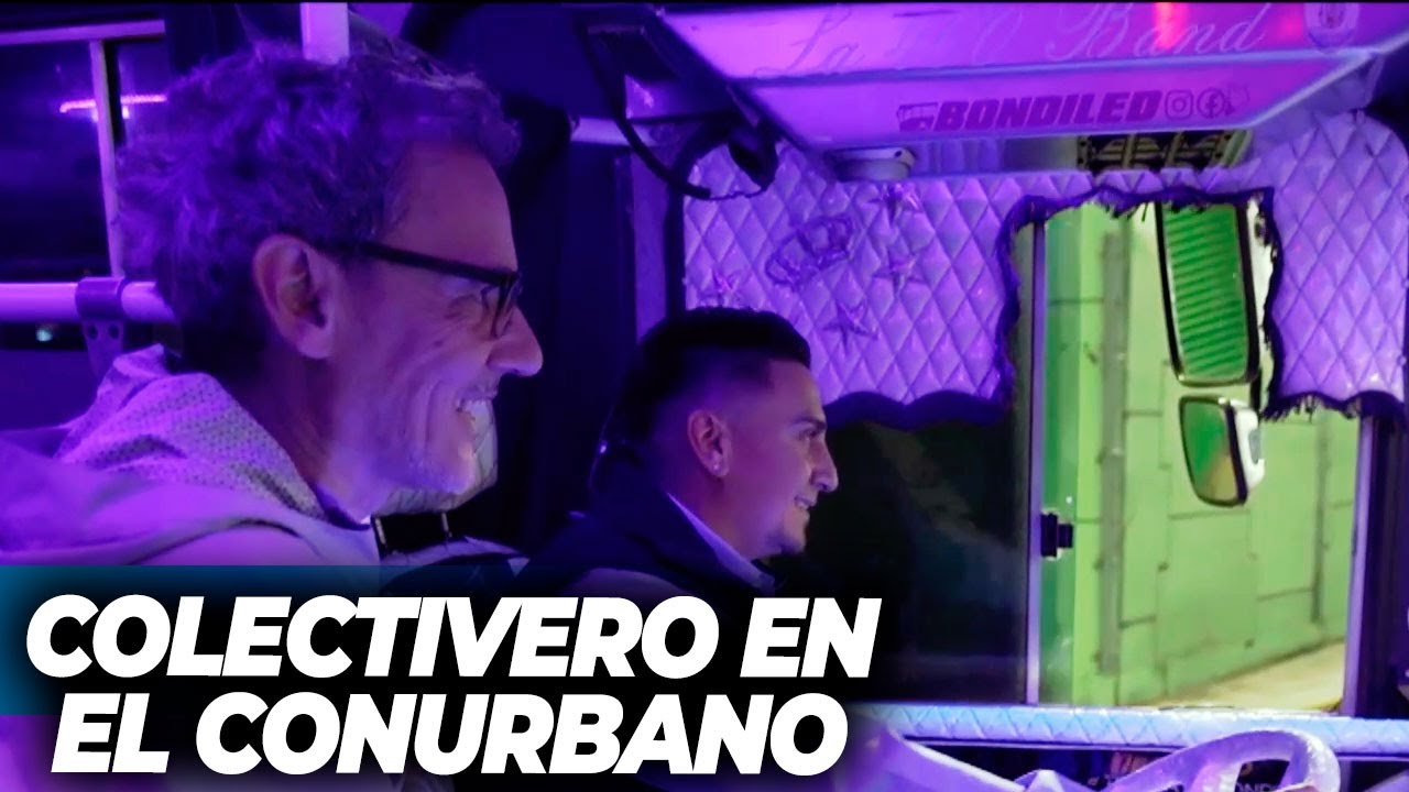 COLECTIVERO EN EL CONURBANO: Eduardo recorre zonas peligrosas en horarios peligrosos