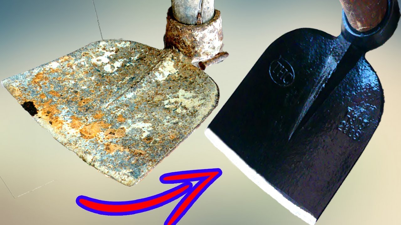 Antique Old Hoe Handle Restoration | Restoration tool | DALLMYD KH