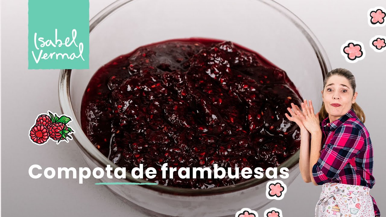 Compota de frambuesas