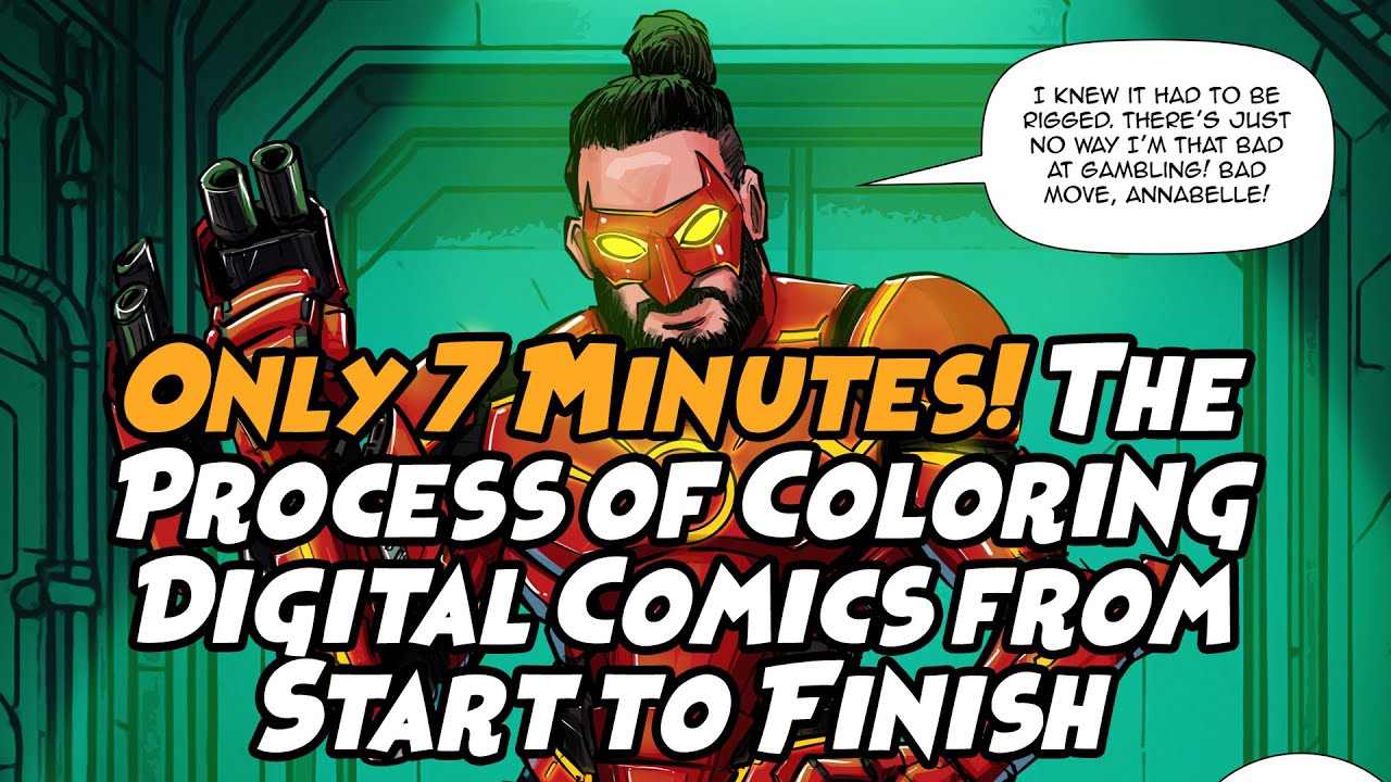 If You Like Comics, This Video Will Get You Hooked | Speed Painting Photoshop