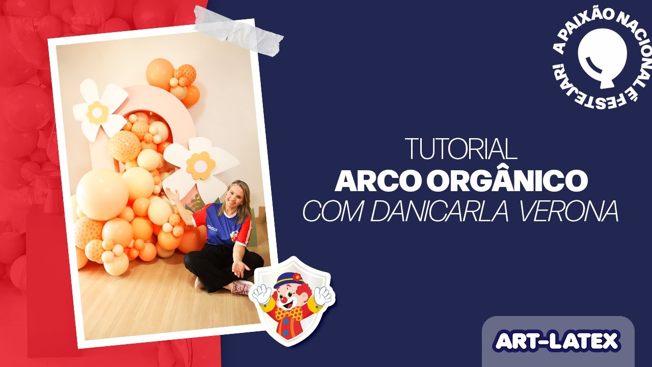 TUTORIAL - ARCO ORGÂNICO C/ DETALHES EM PINTURA