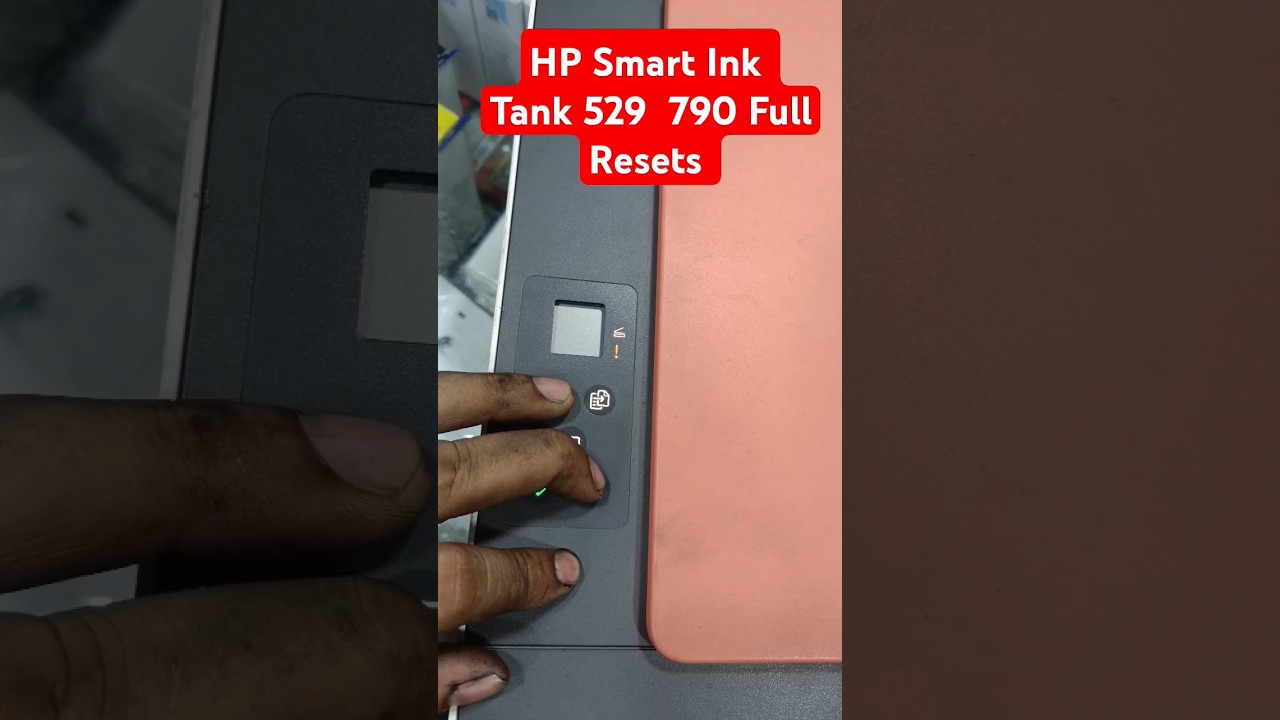 HP Smart Ink Tank 529  790 E.4 E.3 E.9 Full Resets #hp #printer #service #printersupportsoftware