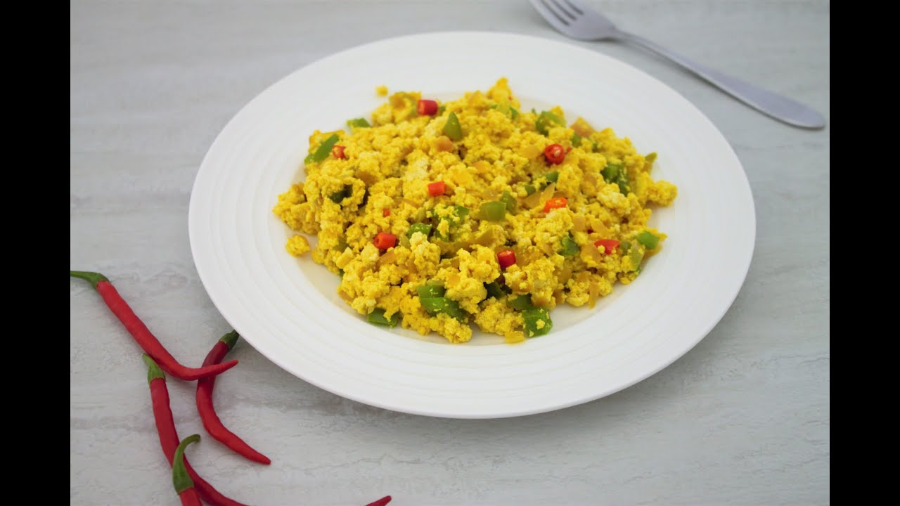 Tofu scramble with turmeric | Vegan